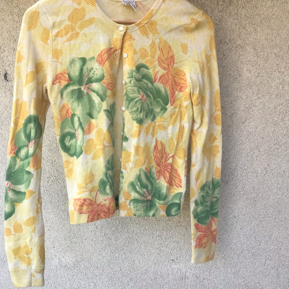 Lucky Brand lightweight floral cardigan
